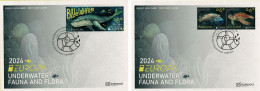 Azerbaijan 2024 CEPT EUROPA EUROPE Underwater Fauna & Flora 2 FDC As Per Picture - 2024