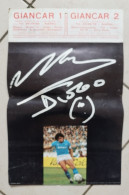 Bo Calendario Diego Armando Maradona Da Parte Di Giancar Napoli 1987 Raro - Non Classificati