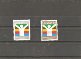 Used Stamps Nr.1016-1017 In Darnell Catalog  - Oblitérés