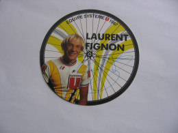 Cyclisme  -  Autographe - Carte Signée Laurent Fignon - Cycling