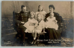 13521607 - Herzog Ernst II. Von Sachsen-Altenburg Mit Familie Verlag Gust. Liersch & Co. 1875 Fotograf Selle & Kuntze - Koninklijke Families