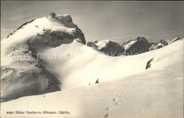 11670043 Hoher Kasten Mit Altmann Und Saentis Hoher Kasten - Autres & Non Classés