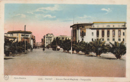 Maroc Rabat Avenue Dar El Maghzen  Perspective CPA - Rabat