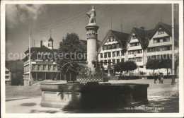 11670020 Gais AR Dorfplatz Mit Brunnen Gais - Other & Unclassified