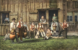 11670008 Appenzell IR Familie In Tracht Mit Kuhglocken Appenzell - Altri & Non Classificati