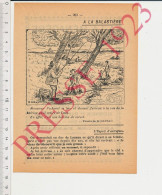 Humour 1923 A La Balastière (Clerey 10 Aube ?) Pickvert Pêche à La Ligne Baleine De Corset Corseterie - Unclassified