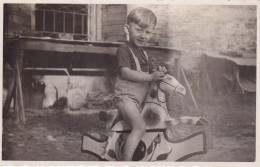 Foto Cartolina D'epoca - Tematica Bambini  Con Giocattolo - Anonymous Persons