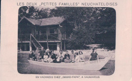 Vaumarcus, Enfants En Vacances, Promenade En Barque, "Petites Familles" (25.2.1926) - Vaumarcus