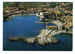 COLLIOURE - Vue Aérienne Centrale - Collioure