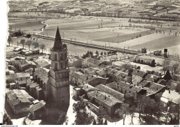 *CPSM - 31 - AVIGNONET - L'Eglise Et La Place - Pas Courante - Altri & Non Classificati