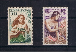 POLYNÉSIE FRANÇAISE 1958 - 60 Y&T N° 1 & 11 NEUF** - Ongebruikt