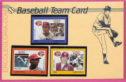 Ag1622 - GRENADA - Postal History - FDC COVER + Stamps On Card - 1988 BASEBALL - Honkbal