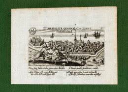 ST-SE Sverige MALMÖ (Skåne Län) 1630~ ELBOGEN Daniel Meisner Kupferstich ETIAM ATHLETAE QUANDOQ CONCIDUNT - Prenten & Gravure