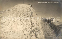 11669730 Saentis AR Observatorium Und Gasthaus Hotel Saentis AR - Sonstige & Ohne Zuordnung