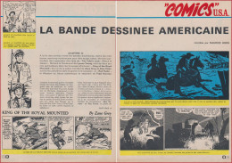 Comics. La Bande Dessinée Américaine Raconté Par Maurice Horn. Chapitre 4. Buz Sawyer, J Hazard, Steve Canyon ... 1970. - Historical Documents