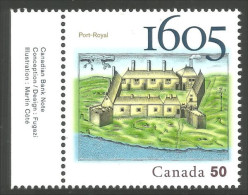 Canada Champlain Port Royal Settlement Habitation MNH ** Neuf SC (c21-15lg) - Ungebraucht