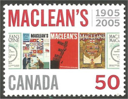 Canada Maclean's Magazine Drapeaux Flags MNH ** Neuf SC (c21-04) - Ongebruikt