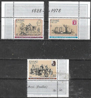 1978 Grecia Transporte Caballo-barco-coche 3v. Mint. - Barcos