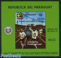 Paraguay 1974 World Cup Football Winners S/s, Players, Mint NH, History - Sport - Germans - Football - Paraguay