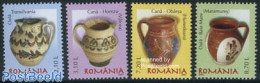 Romania 2007 Ceramics 4v, Mint NH, Art - Art & Antique Objects - Ceramics - Unused Stamps