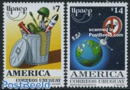 Uruguay 1999 UPAEP, Peace 2v, Mint NH, History - Peace - U.P.A.E. - Uruguay