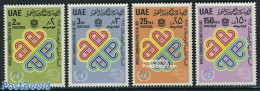 United Arab Emirates 1983 World Communication Year 4v, Mint NH, Science - Int. Communication Year 1983 - Telecommunica.. - Telekom