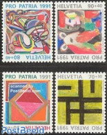 Switzerland 1991 Pro Patria 4v, Mint NH, Art - Modern Art (1850-present) - Nuevos