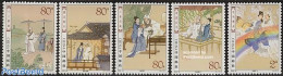 China People’s Republic 2003 Liang Shanbo & Zhu Yingtai 5v, Mint NH, Nature - Butterflies - Unused Stamps