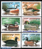 Cambodia 1997 Ducks 6v, Mint NH, Nature - Birds - Ducks - Cambodge