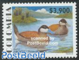 Colombia 2002 Duck 1v, Mint NH, Nature - Birds - Ducks - Kolumbien