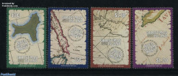 Christmas Islands 1991 Maps 4v, Mint NH, Various - Maps - Geographie
