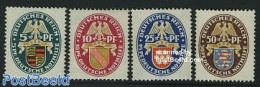 Germany, Empire 1926 Coat Of Arms 4v, Mint NH, History - Coat Of Arms - Ungebraucht