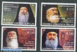Greece 2002 Archbishops 4v, Mint NH, Religion - Religion - Ungebraucht