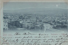 TIFLIS                  MUSEE MILITAIRE    CARTE A LA LUNE      PRECURSEUR  + TIMBRES - Georgië