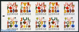 Sweden 2010 Christmas Foil Booklet, Mint NH, Religion - Christmas - Stamp Booklets - Unused Stamps