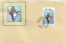 Coquillage Murex à Branche De Rose Des îles Marshall,  Escargot De Mer , Lettre De Majuro - Coneshells