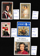   JERSEY -Y-  ISLA DE MAN  **  MNH  YVERT  NUMEROS  FOTO  VALOR  100.50 € REINA  ISABEL  BUENOS - Autres & Non Classés