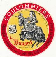 J C O  965 / ETIQUETTE FROMAGE    COULOMMIERS  LE BAYARD  LAITERIE DE DONNEMENT  (AUBE ) - Fromage