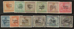 Ruanda-Urundi  .   OBP    .    50/61 .     O En *      .   Gestempeld En Ongebruikt - Unused Stamps