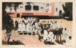 MAROC Rabat Le Sultan Du Maroc Sort De Son Palais CPA - Rabat