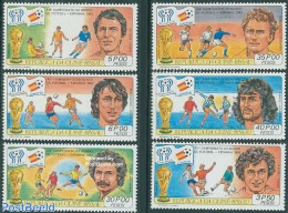 Guinea Bissau 1981 World Cup Football 6v, Mint NH, History - Sport - Netherlands & Dutch - Football - Geografia