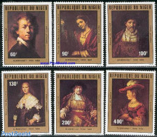 Niger 1981 Rembrandt 6v, Mint NH, Art - Paintings - Rembrandt - Níger (1960-...)