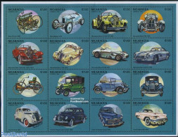 Nicaragua 1994 Automobiles 16v M/s, Mint NH, Transport - Automobiles - Auto's