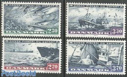 Denmark 1984 Fishing 4v, Mint NH, Nature - Transport - Fish - Fishing - Ships And Boats - Nuevos