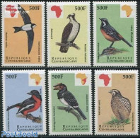 Central Africa 1999 African Birds 6v, Mint NH, Nature - Birds - Central African Republic