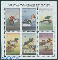 Comoros 1999 Ducks 6v M/s, Mint NH, Nature - Birds - Ducks - Isole Comore (1975-...)