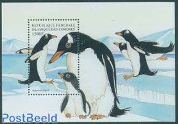 Comoros 1999 Penguin S/s, Mint NH, Nature - Birds - Penguins - Comoros