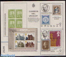 Uruguay 1979 Sir Rowland Hill S/s, Mint NH, Sir Rowland Hill - Stamps On Stamps - Art - Castles & Fortifications - Rowland Hill