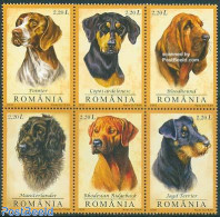 Romania 2005 Hunting Dogs 6v [++], Mint NH, Nature - Dogs - Hunting - Ungebraucht