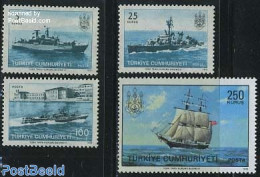 Türkiye 1973 Navy School 4v, Mint NH, Transport - Ships And Boats - Sonstige & Ohne Zuordnung